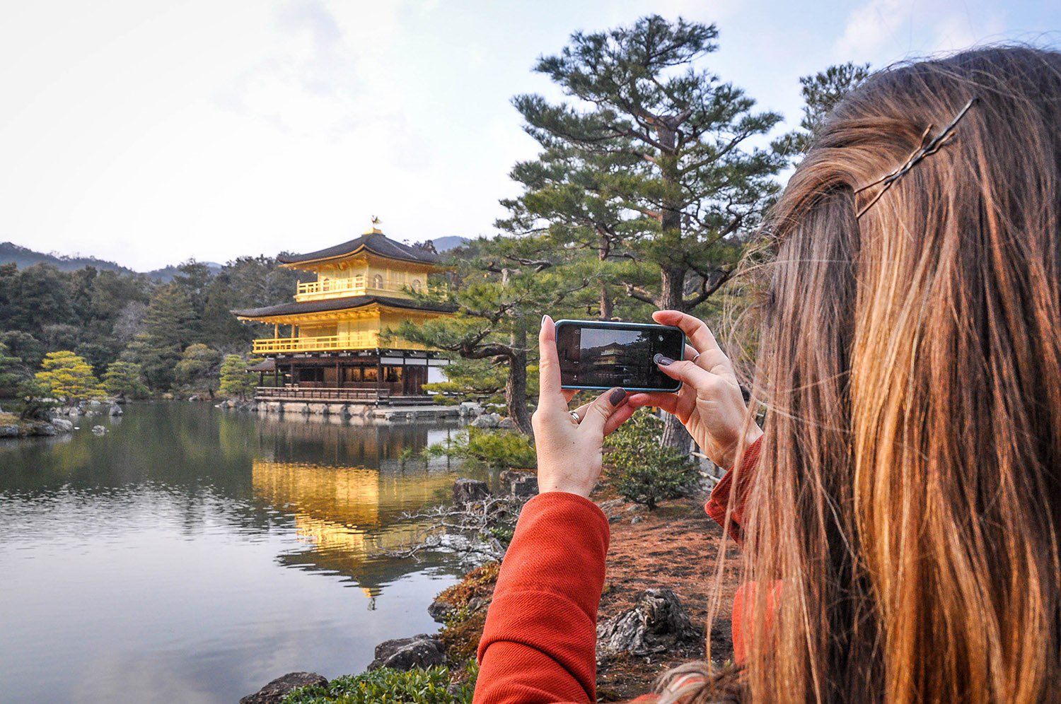 Kinkaku-ji Temple Gold Pavilion Kyoto Japan