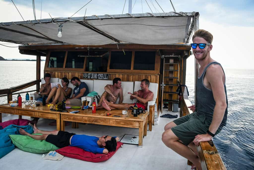 Komodo Liveaboard Indonesia common spaces