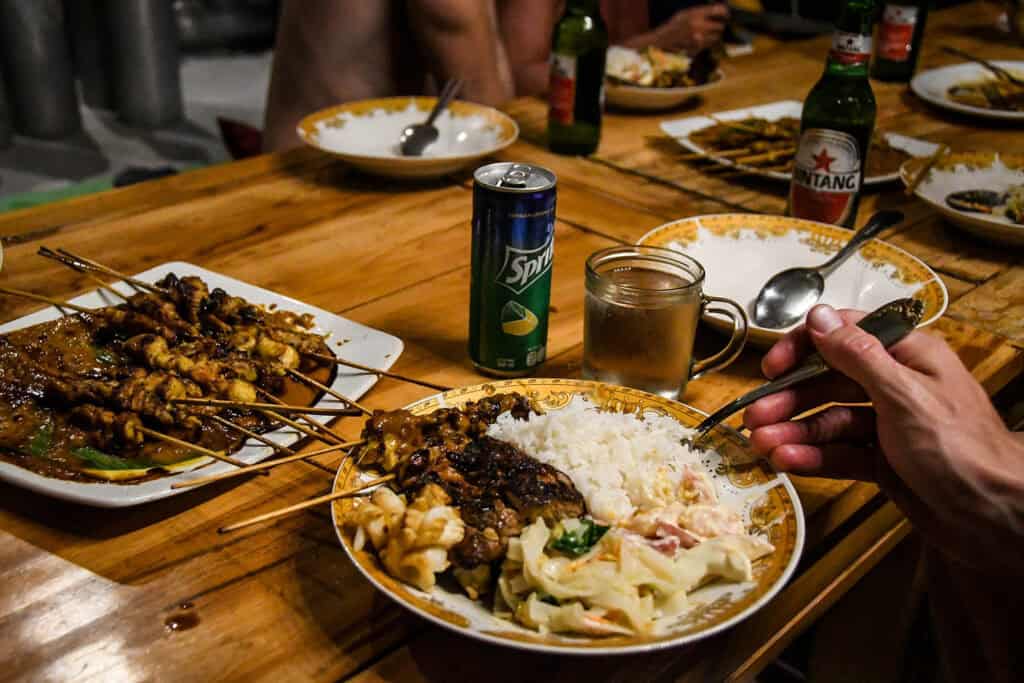 Komodo Liveaboard Indonesia food
