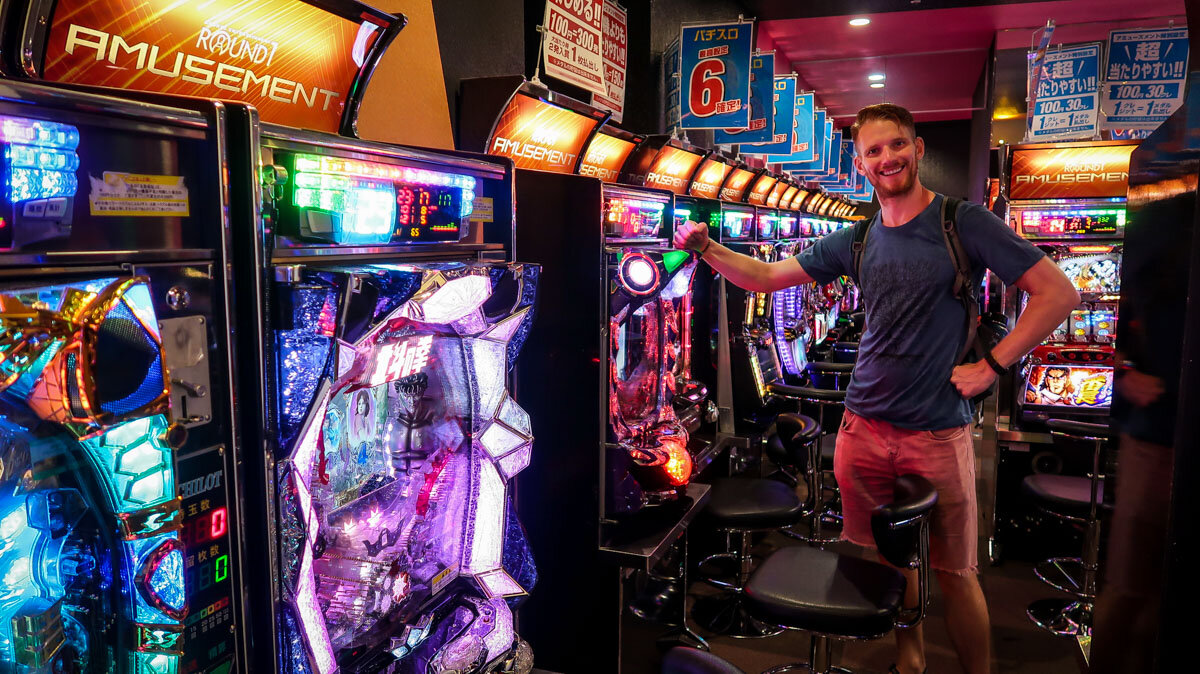 Things to Do in Osaka Japan Play Pachinko