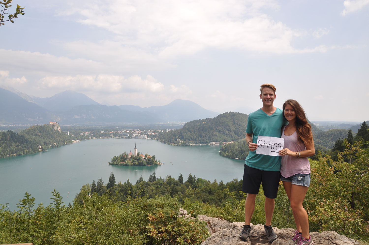Lake Bled Slovenia Thank You