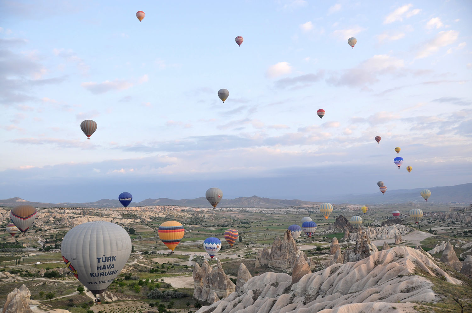 Hot Air Balloon Ride in Cappadocia Turkey with Turkiye Balloons