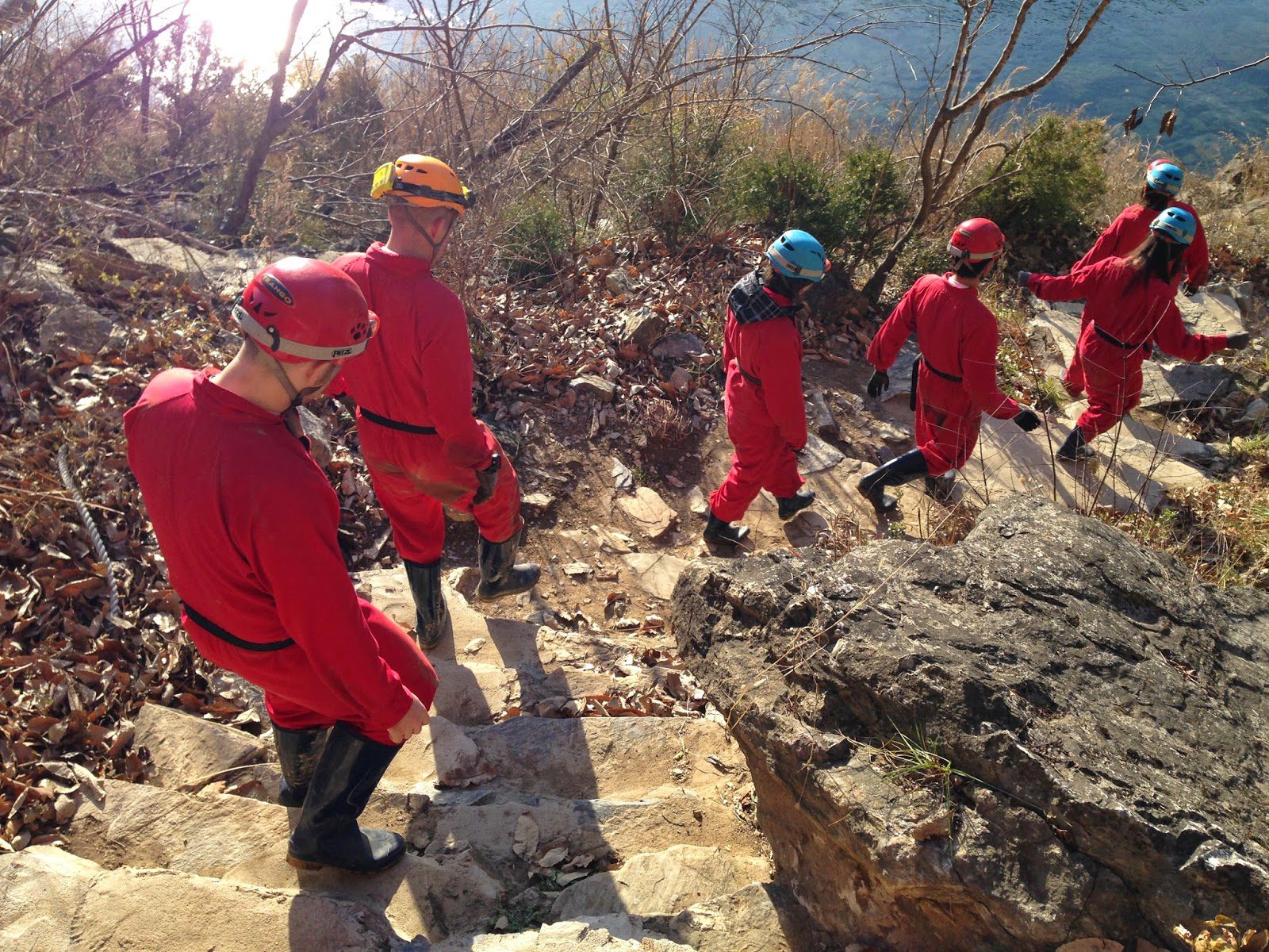 Adventure Korea Caving and Hand Fishing