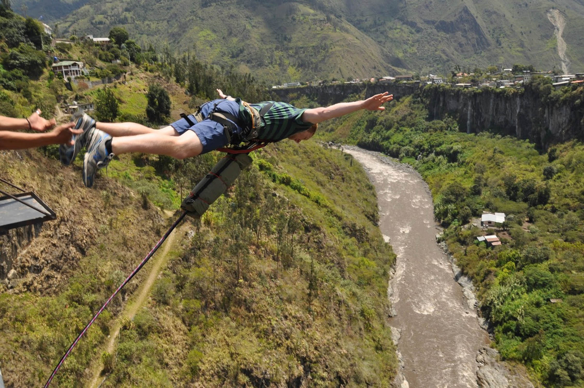 Puenting Swing Jump Banos Ecuador