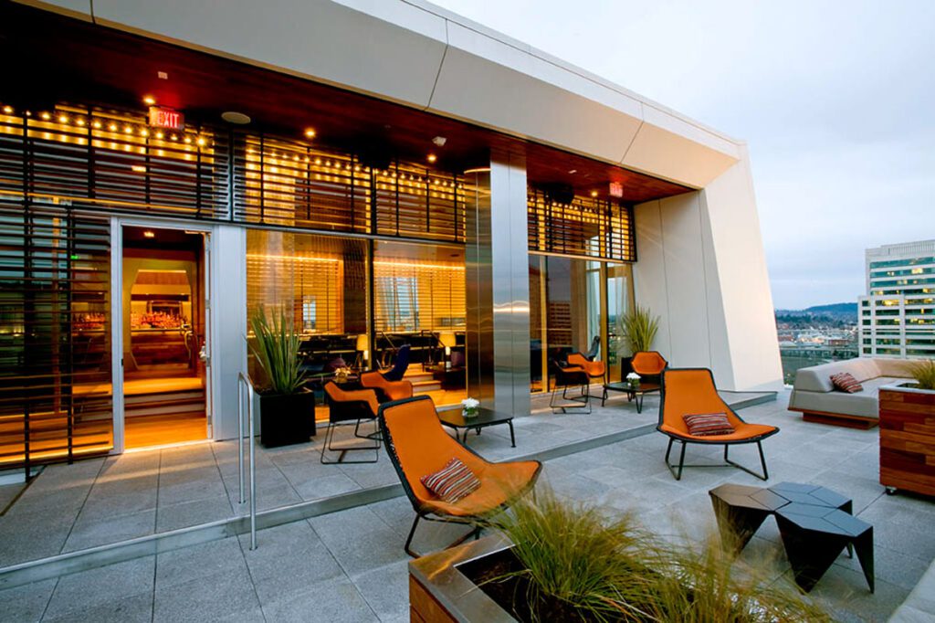 Departure Lounge Rooftop Bar | Things to do in Portland Oregon