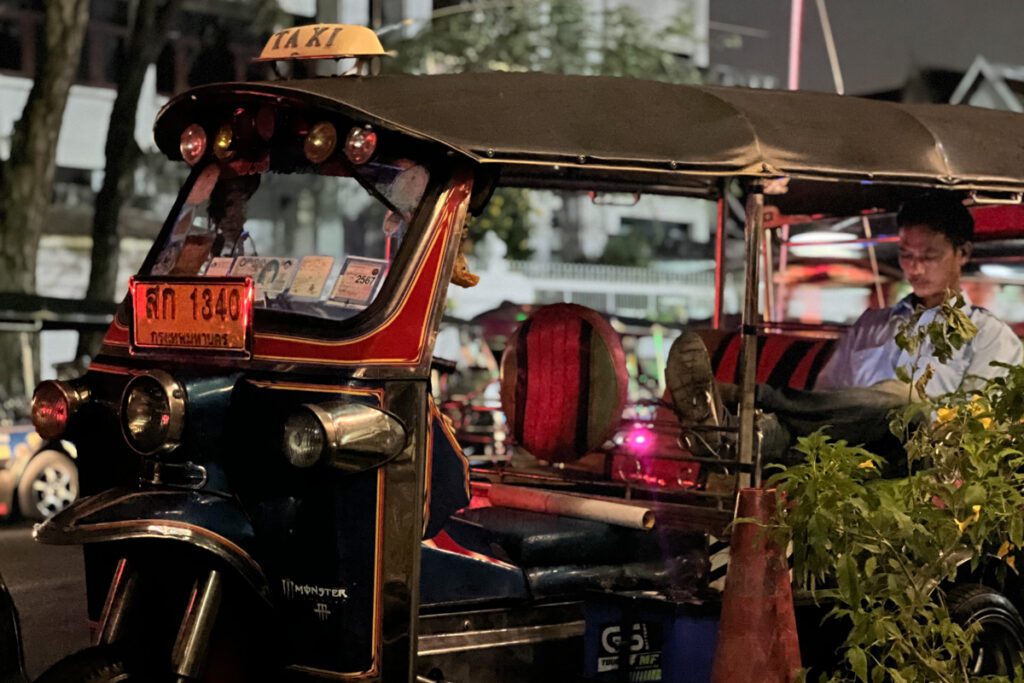 Tuk tuk Taxi Bangkok Thailand