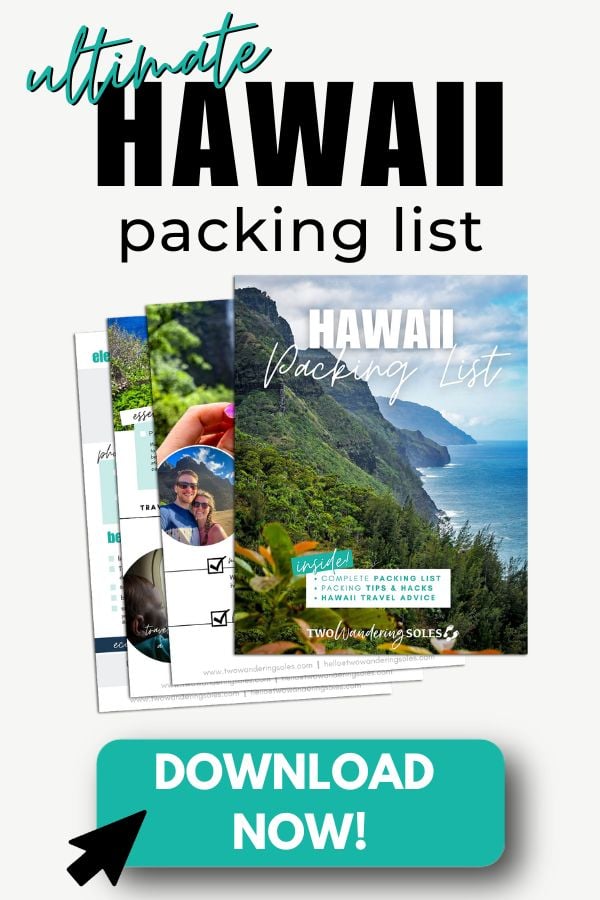 Hawaii Packing List Mobile Banner