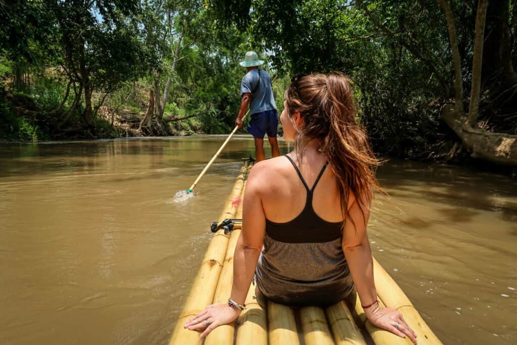 Bamboo rafting Chiang Mai Thailand copy