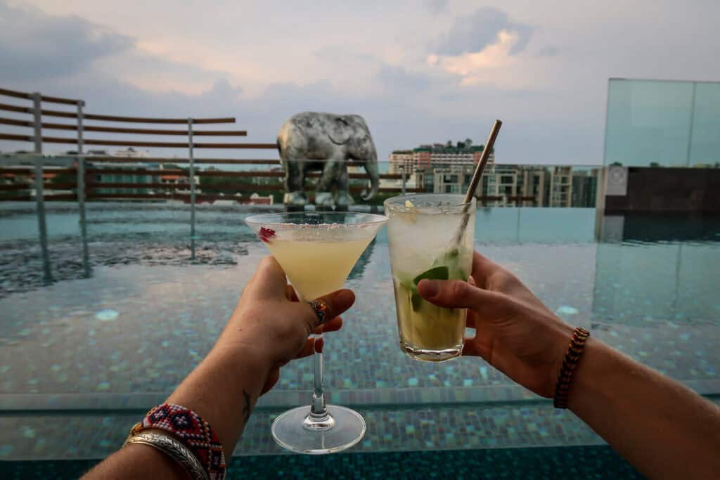 Rooftop bar Chiang Mai Thailand