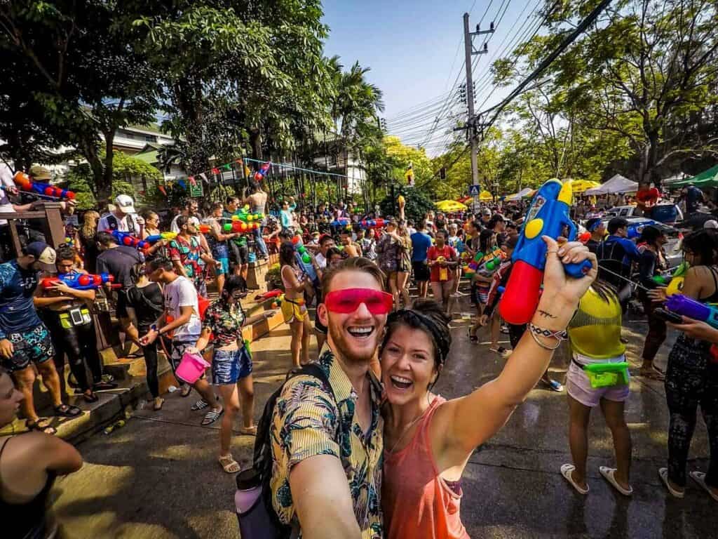 Songkran in Chiang Mai Thailand