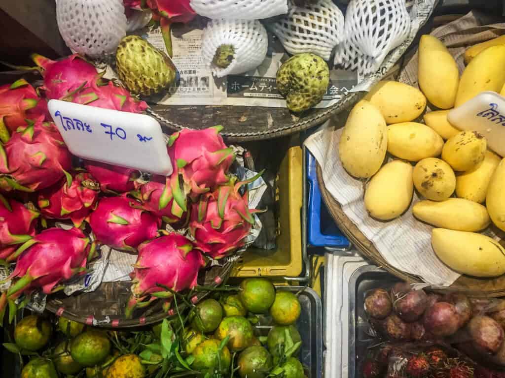 Tropical fruits in Thailand