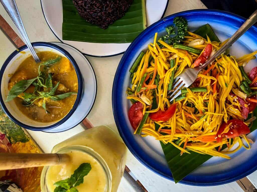 Vegan Thai food Chiang Mai Thailand
