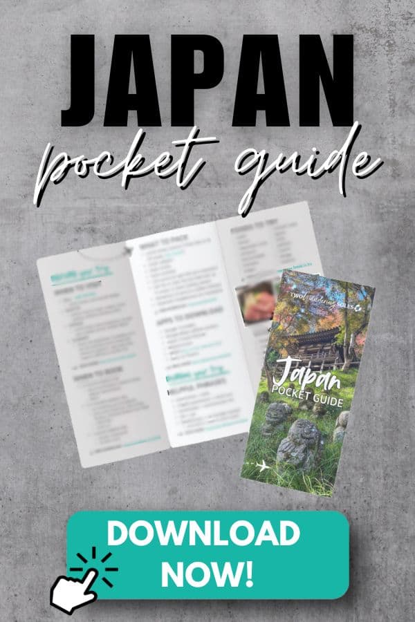 Japan Pocket Guide opt-in form 