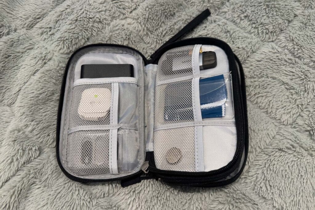 Electronics organizer travel essentials
