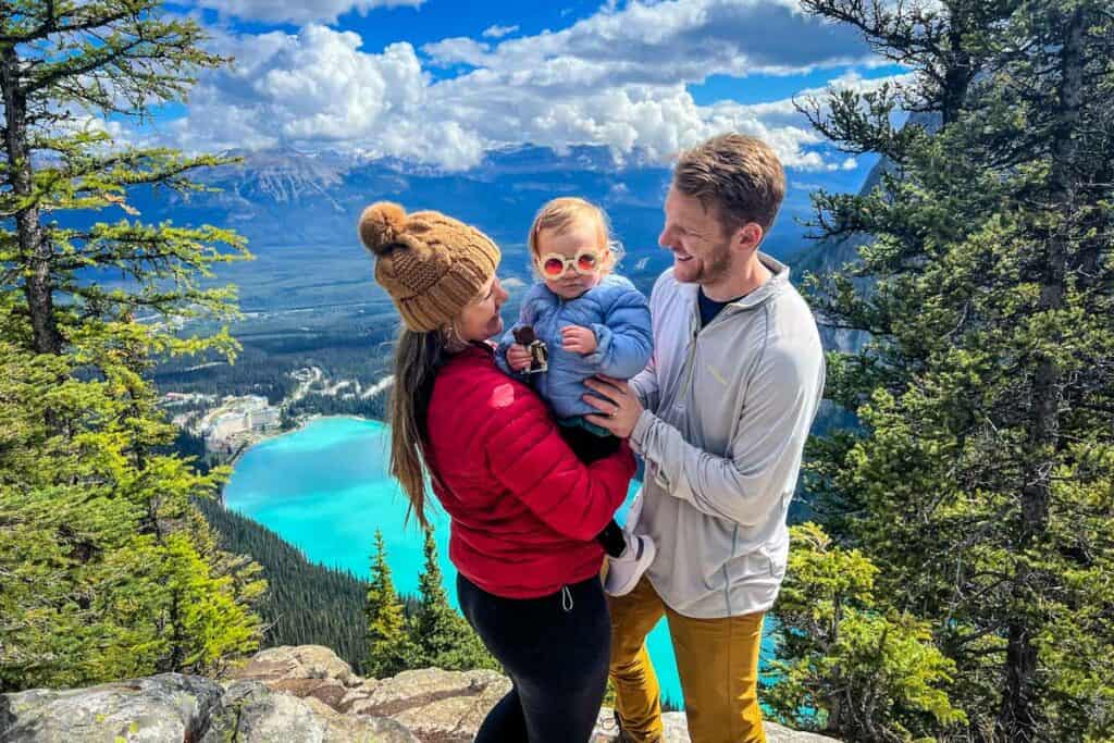 Hiking with a toddler Banff Canada