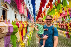 Chiang Mai Thailand with toddler