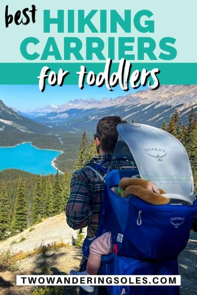 Best hiking carriers for toddlers (Pin A)