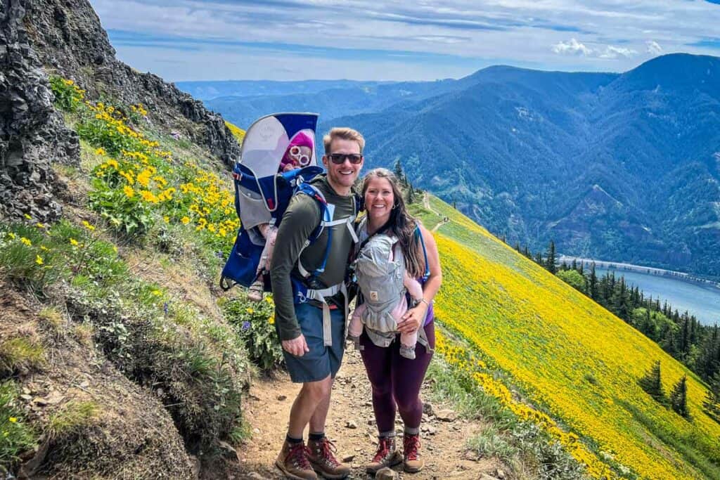 Dog Mountain Washington USA best hiking carriers for toddlers