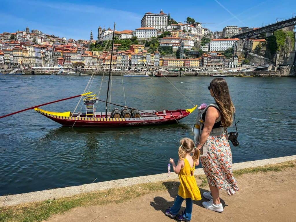 Cais de Gaia views in Porto, Portugal