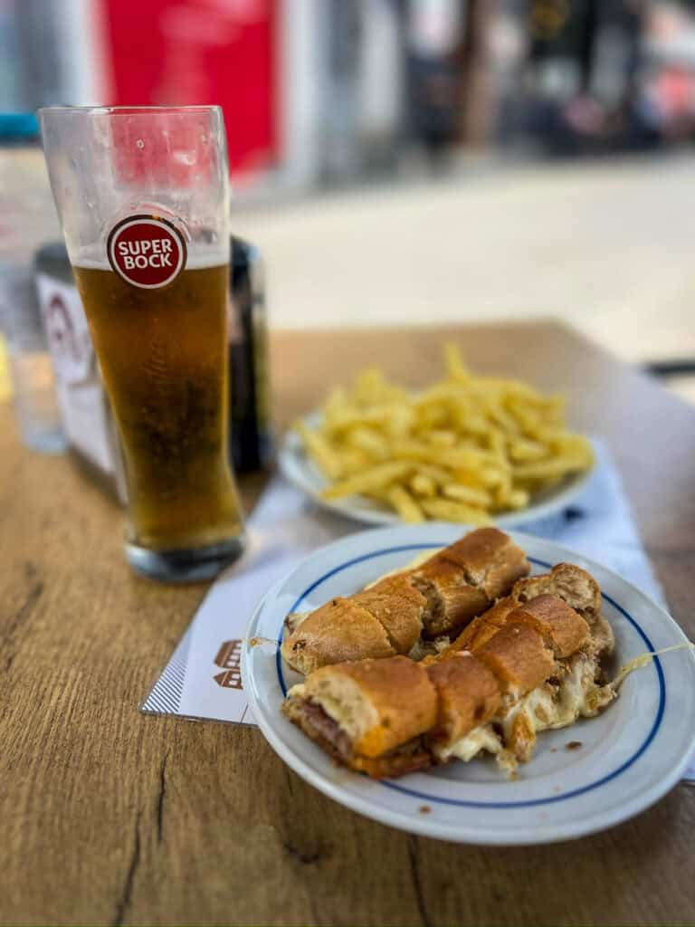 Cachorrinho (Portuguese hot dog) from Gazela Entreparedes in Porto, Portugal