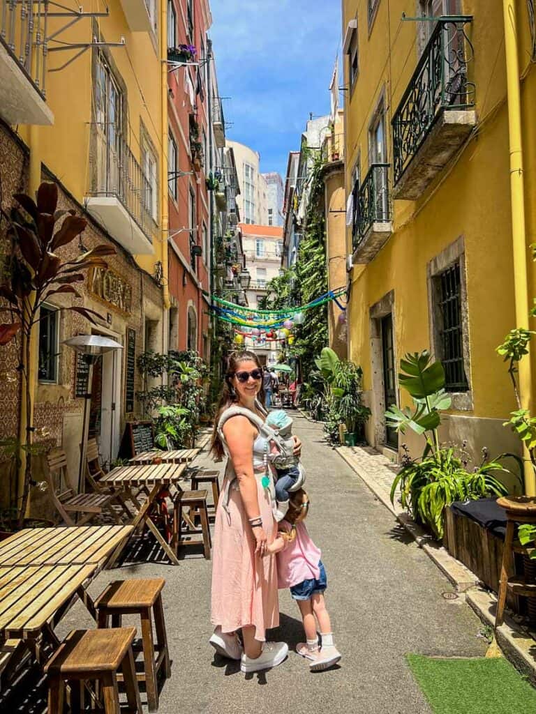 Green Street in Lisbon