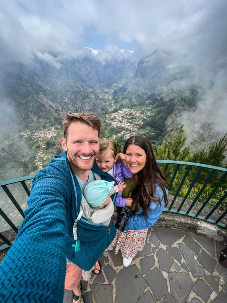 Miradouro da Eira do Serrado (Nuns Valley Viewpoint) in Madeira, Portugal