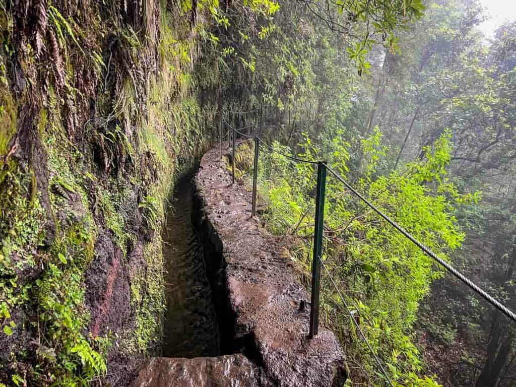 PR9 Levada do Caldeirão Verde trail in Madeira, Portugal