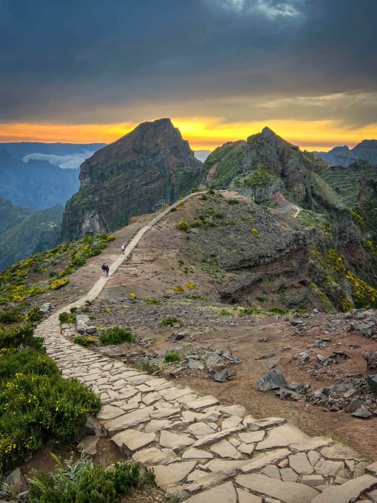 Sunset at Pico do Arieiro