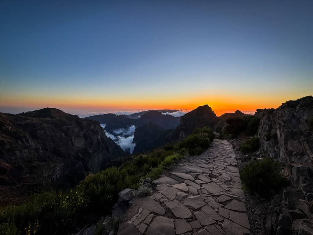 Cloud iversion at Pico do Arieiro