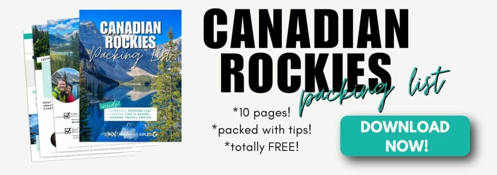 Canadian Rockies Packing List banner