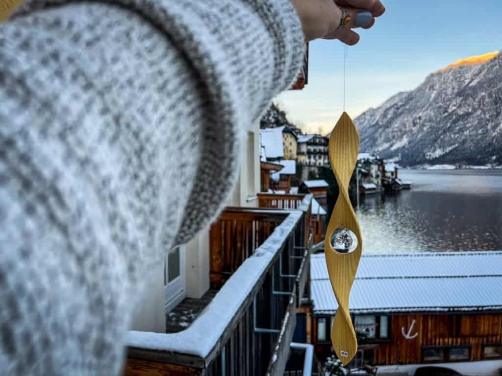 A hard-carved wooden ornament I purchased in Hallstatt, Austria