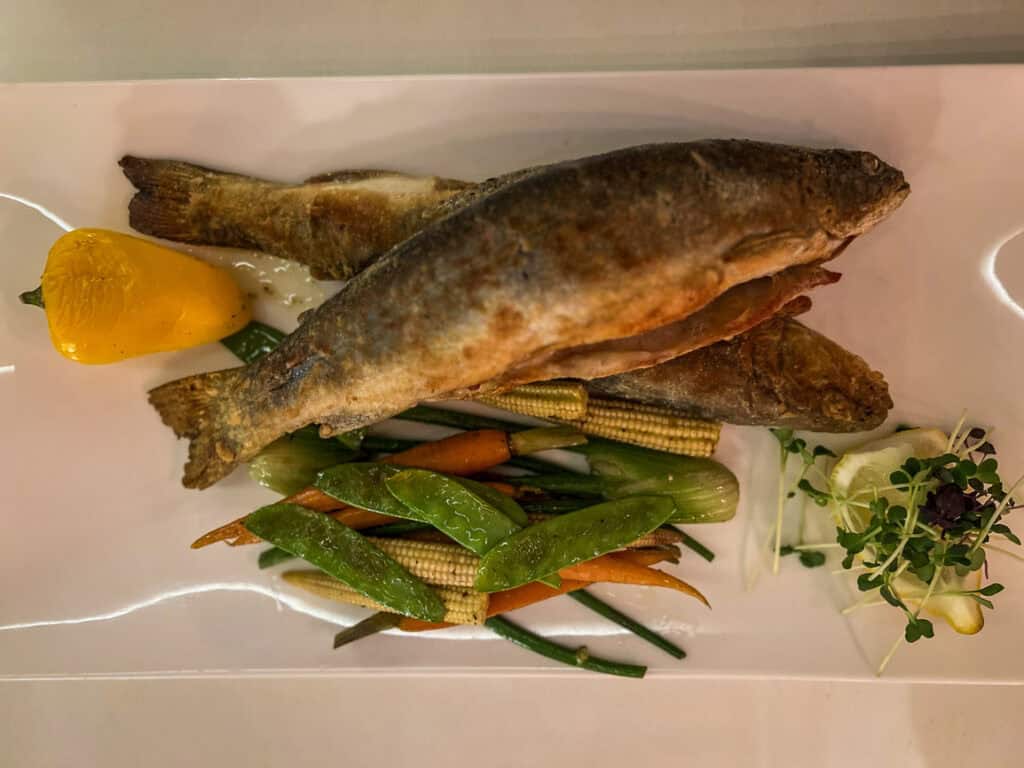 Local trout in Hallstatt, Austria