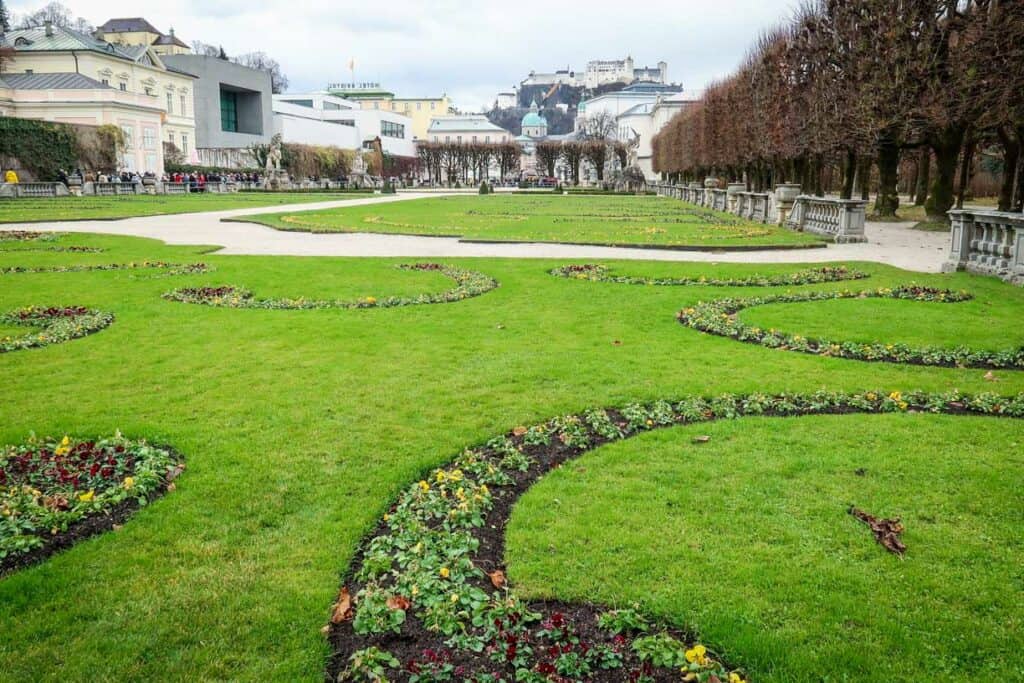Mirabell Gardens  in Salzburg, Austria
