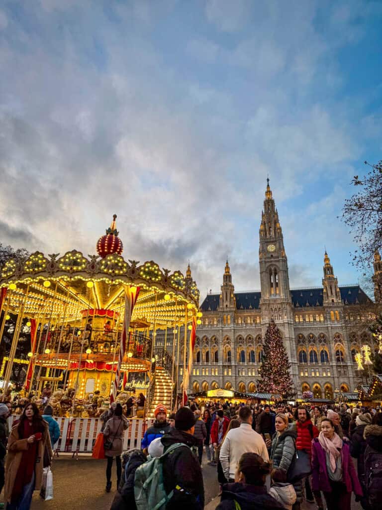 Wiener Christkindlmarkt Christmas Market Vienna Austria