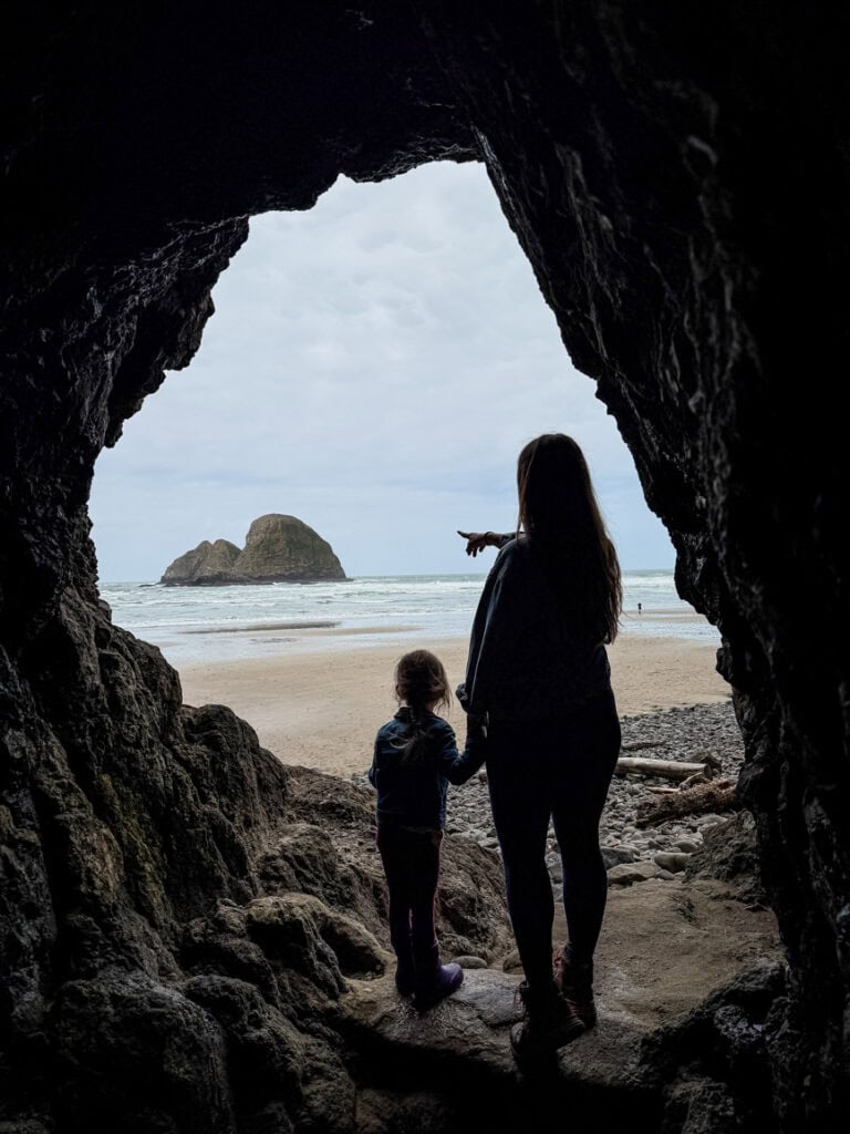Tunnel Beach Oceanside Oregon Coast
