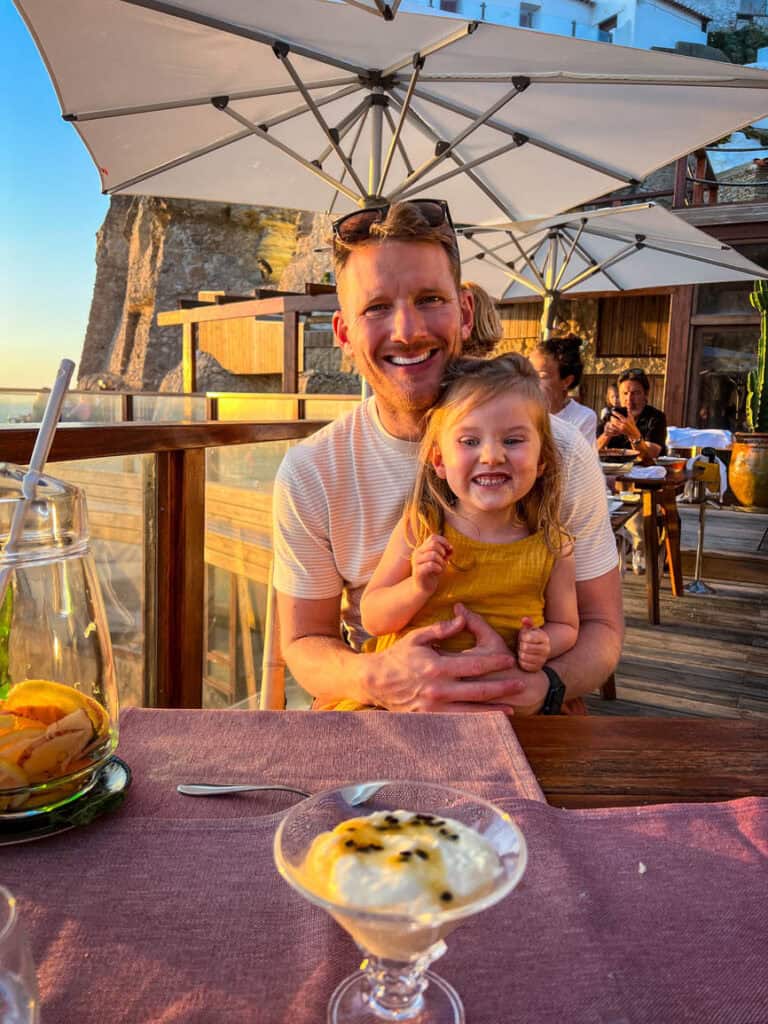 Dinner at Restaurante Azenhas do Mar Portugal
