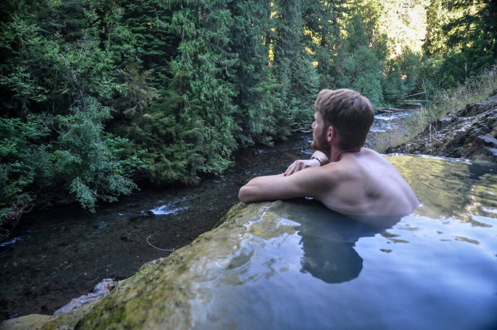 Ben at Umpqua Hot Springs 2017