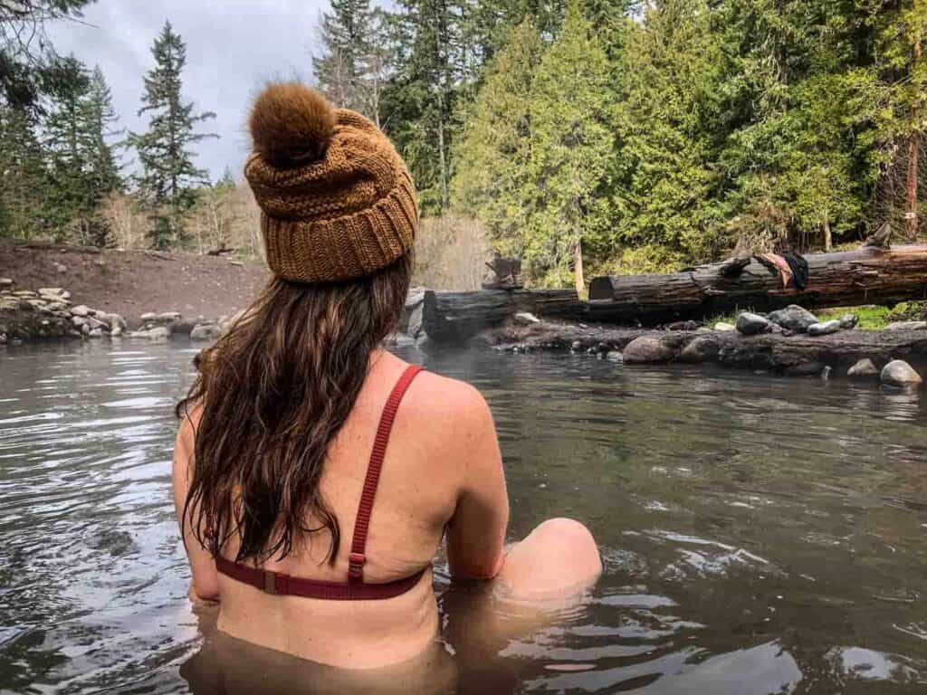 Katie at McCredie Hot Springs Oregon