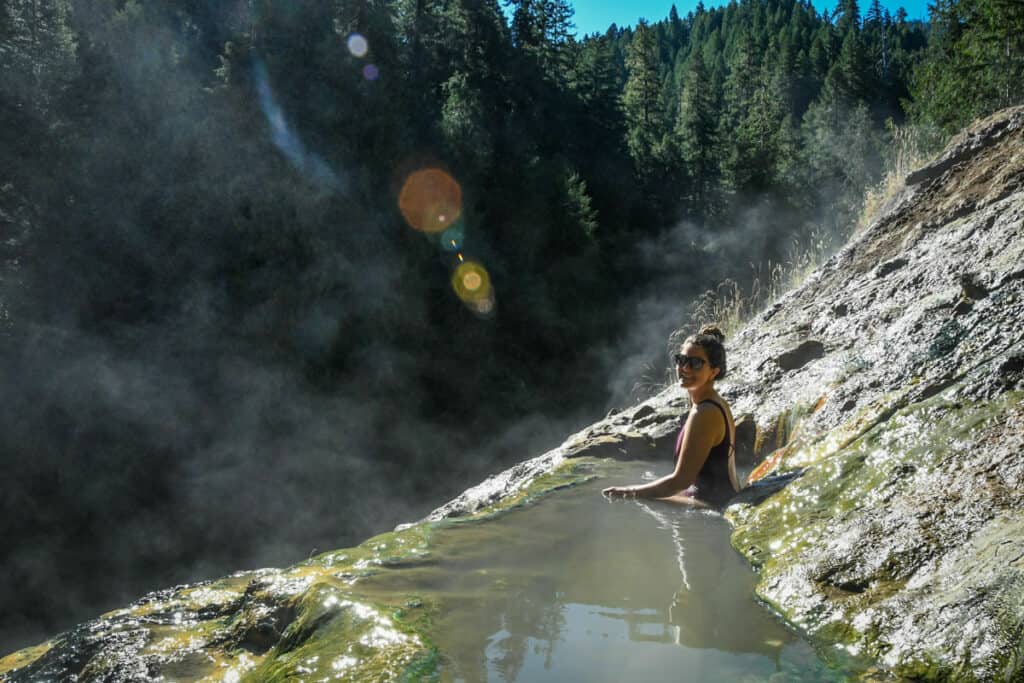 Katie at Umpqua Hot Springs 2020