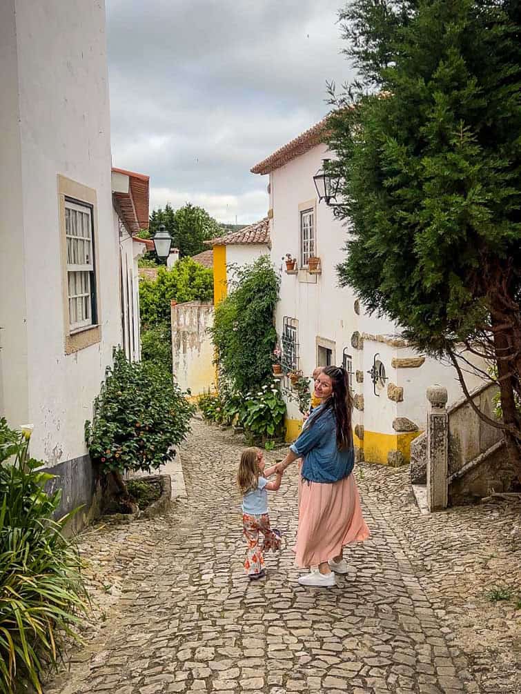 Obidos Portugal with kids